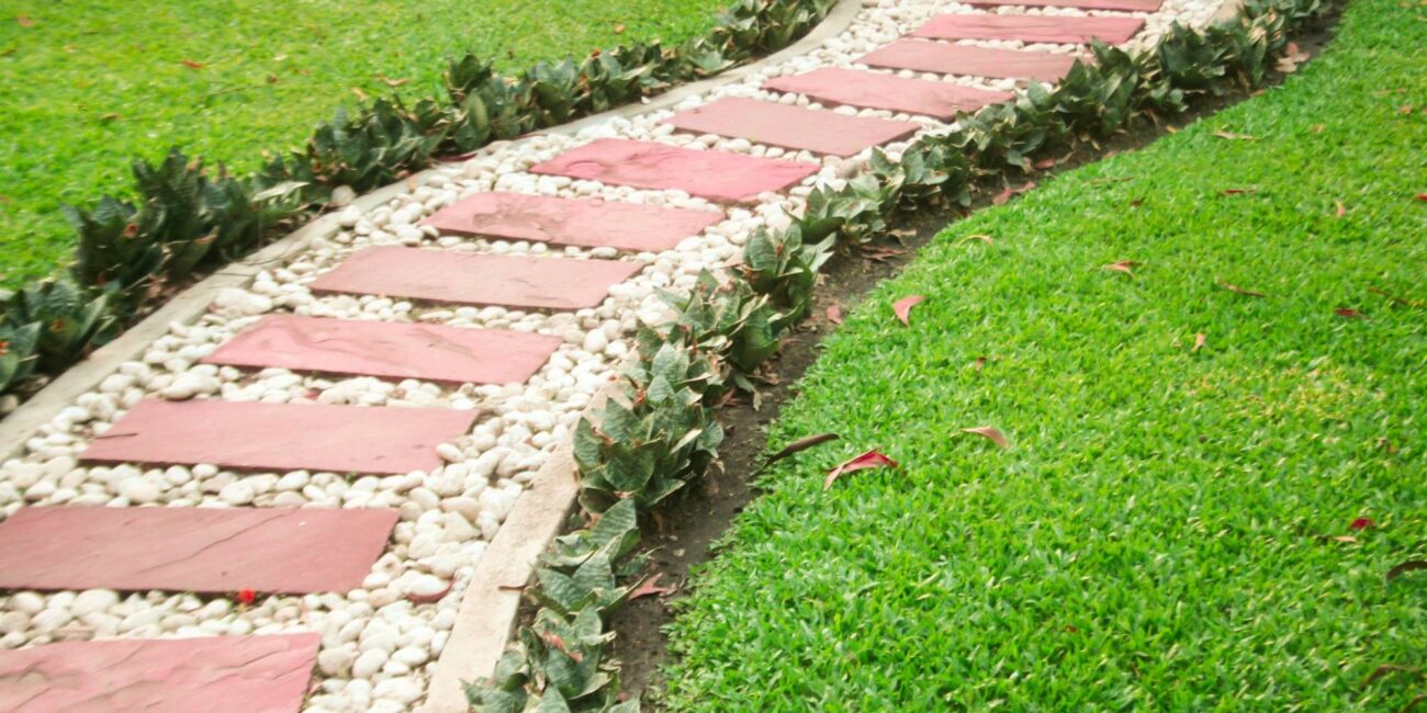 jardines decorados con piedras